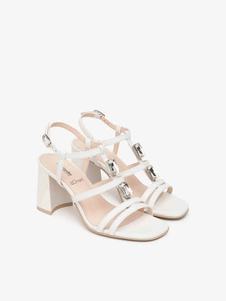 WOMEN'S SANDAL - NERO GIARDINI WHITE - E615710D 2