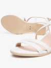WOMEN'S SANDAL - NERO GIARDINI WHITE - E615740D 4