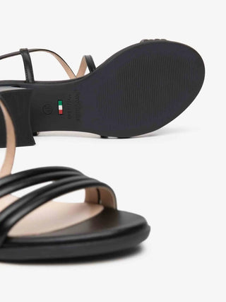 WOMEN'S SANDAL - NERO GIARDINI BLACK - E615740D 4