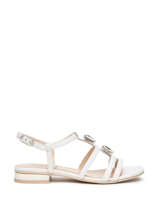 WOMEN'S SANDAL - NERO GIARDINI WHITE - E615760D