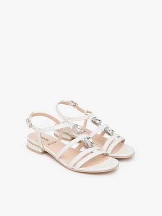 WOMEN'S SANDAL - NERO GIARDINI WHITE - E615760D 2