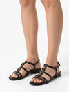 WOMEN'S SANDAL - NERO GIARDINI BLACK - E615760D 5