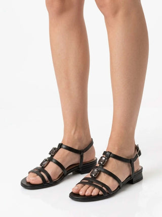 WOMEN'S SANDAL - NERO GIARDINI BLACK - E615760D 5