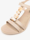WOMEN'S SANDAL - NERO GIARDINI BEIGE - E615860D 3