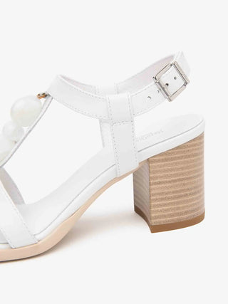 WOMEN'S SANDAL - NERO GIARDINI WHITE - E615860D 3