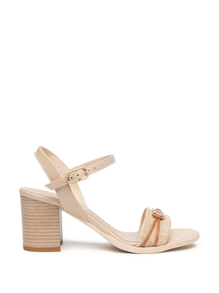 WOMEN'S SANDAL - NERO GIARDINI BEIGE - E615881D