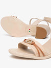 WOMEN'S SANDAL - NERO GIARDINI BEIGE - E615881D 4