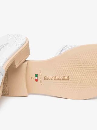 WOMEN'S LOAFER - NERO GIARDINI WHITE - E615903D 4