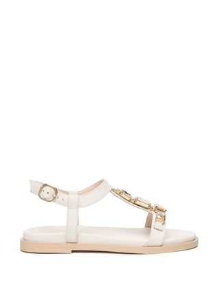 WOMAN'S SANDAL - NERO GIARDINI IVORY - E615931D
