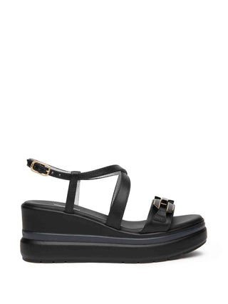 SANDALO DONNA - NERO GIARDINI NERO - E615953D 1
