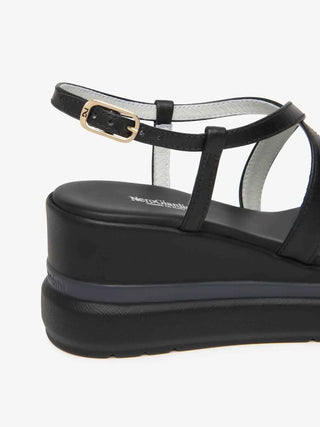 SANDALO DONNA - NERO GIARDINI NERO - E615953D 3