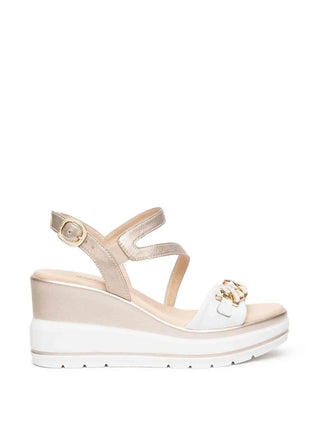 WOMEN'S SANDAL - NERO GIARDINI WHITE - E615962D