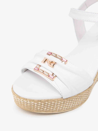 WOMEN'S SANDAL - NERO GIARDINI WHITE - E615980D 3