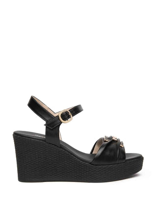 WOMAN SANDAL - NERO GIARDINI BLACK - E615980D