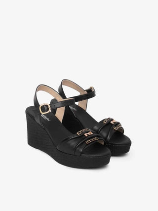 WOMAN SANDAL - NERO GIARDINI BLACK - E615980D 2