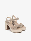 WOMEN'S SANDAL - NERO GIARDINI BEIGE - E616070D 2