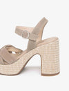 WOMEN'S SANDAL - NERO GIARDINI BEIGE - E616070D 3