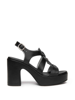 SANDALO DONNA - NERO GIARDINI NERO - E616092D 1