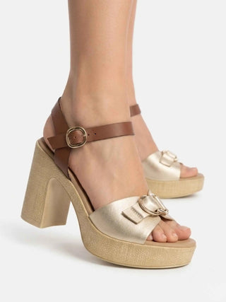 WOMAN'S SANDAL - NERO GIARDINI SAND - E617013D 6