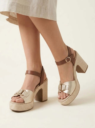 WOMAN'S SANDAL - NERO GIARDINI SAND - E617013D 7