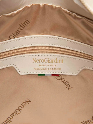 WOMEN'S SHOULDER BAG - NERO GIARDINI CREAM - E644151D 4