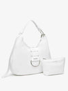 WOMEN'S SHOULDER BAG - NERO GIARDINI WHITE - E644161D 2