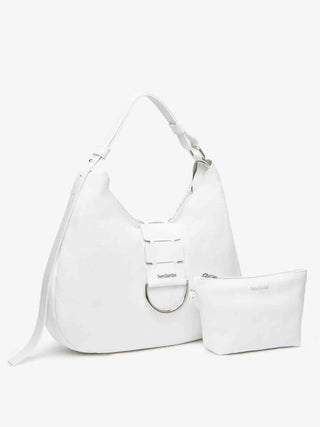 WOMEN'S SHOULDER BAG - NERO GIARDINI WHITE - E644161D 2