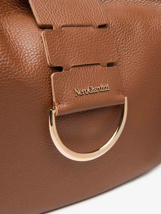WOMEN'S SHOULDER BAG - NERO GIARDINI LEATHER - E644161D 3
