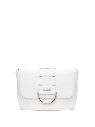 WOMEN'S SHOULDER BAG - NERO GIARDINI WHITE - E644162D