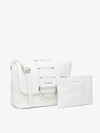 WOMEN'S SHOULDER BAG - NERO GIARDINI WHITE - E644162D 2