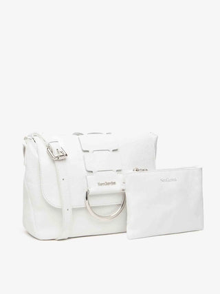 WOMEN'S SHOULDER BAG - NERO GIARDINI WHITE - E644162D 2