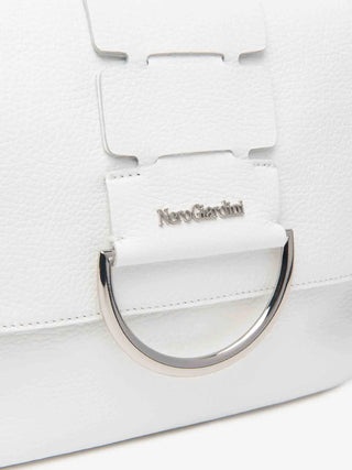 WOMEN'S SHOULDER BAG - NERO GIARDINI WHITE - E644162D 3