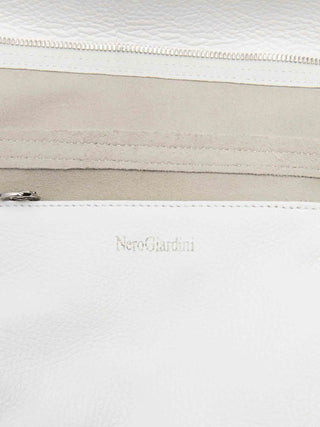 WOMEN'S SHOULDER BAG - NERO GIARDINI WHITE - E644162D 4