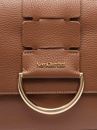 WOMEN'S SHOULDER BAG - NERO GIARDINI LEATHER - E644162D 3