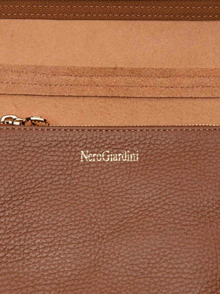 WOMEN'S SHOULDER BAG - NERO GIARDINI LEATHER - E644162D 4