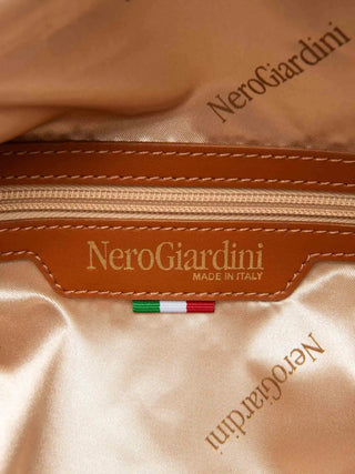 BORSA A SPALLA DONNA - NERO GIARDINI CUOIO - E644241D 4