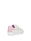 GIRLS' SNEAKERS - GEOX WHITE-PINK - B365MA 054BJ 4