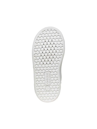GIRLS' SNEAKERS - GEOX WHITE-PINK - B365MA 054BJ 6