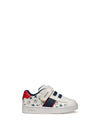 KIDS' SNEAKERS - GEOX WHITE-RED - B455LA 000BC 1