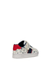 KIDS' SNEAKERS - GEOX WHITE-RED - B455LA 000BC 4