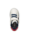 KIDS' SNEAKERS - GEOX WHITE-RED - B455LA 000BC 5