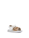 GIRL'S SANDALS - GEOX WHITE-GOLD - B455TB 054AJ 3