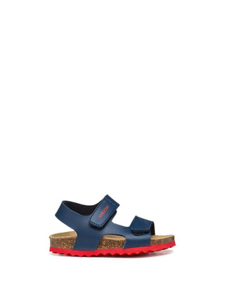 SANDALO BAMBINO - GEOX NAVY-ROSSO - B552QB 000BC 1
