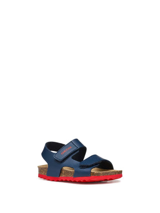 SANDALO BAMBINO - GEOX NAVY-ROSSO - B552QB 000BC 4