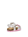 GIRL'S SANDAL - GEOX WHITE - B552RD 000NF 5
