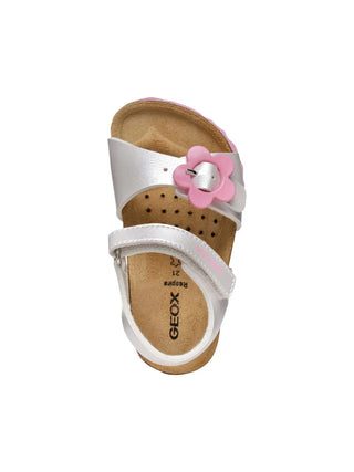 GIRL'S SANDAL - GEOX WHITE - B552RD 000NF 6