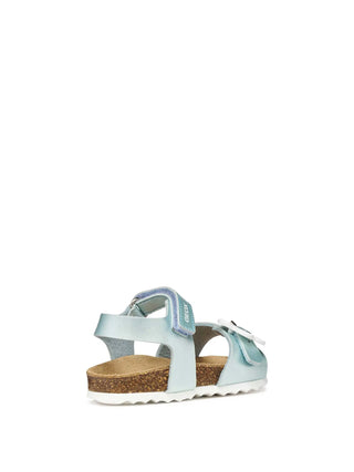 GIRL'S SANDAL - GEOX GREEN - B552RD 000NF 4