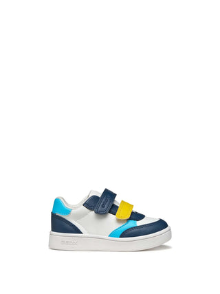 CHILDREN'S SNEAKERS - GEOX NAVY-WHITE - B555LA 000BC