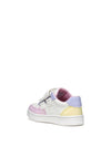 GIRLS' SNEAKERS - GEOX WHITE-YELLOW - B555MA 000BC 4