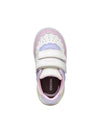GIRLS' SNEAKERS - GEOX WHITE-YELLOW - B555MA 000BC 6